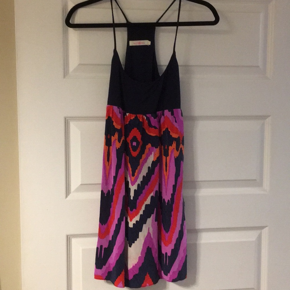 Alice & Trixie knit top with silk printed bottom